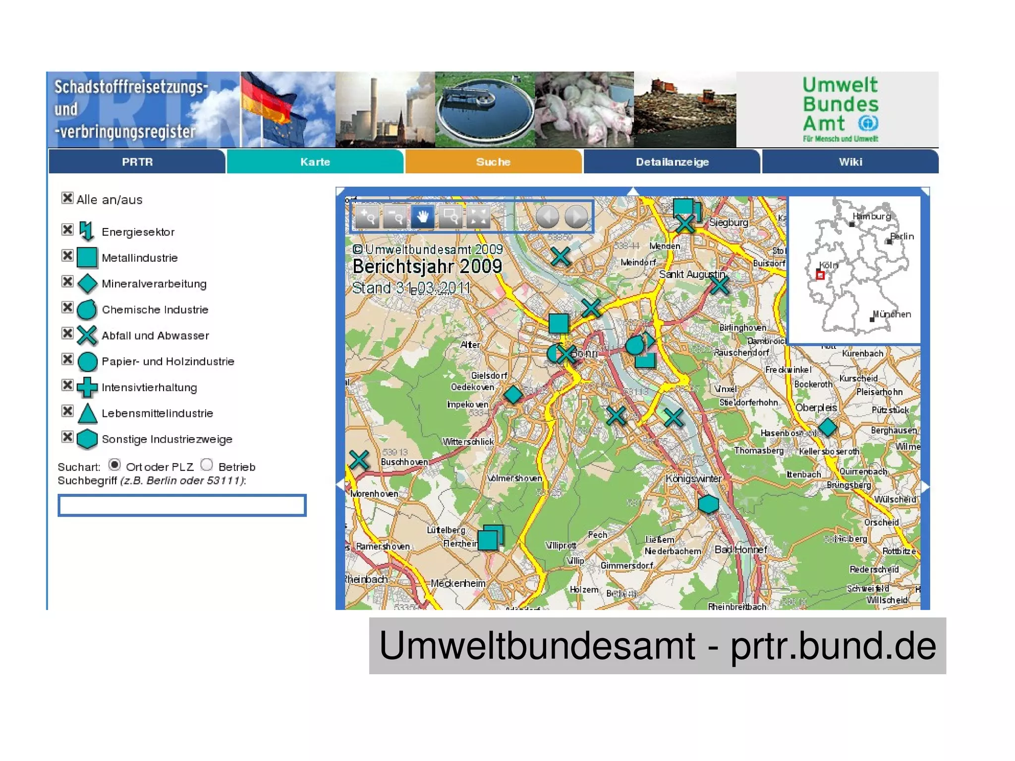 Umweltbundesamt ­ prtr.bund.de
           
 