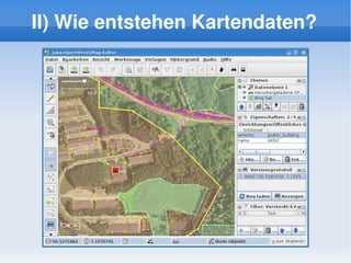 II) Wie entstehen Kartendaten?




                    
 