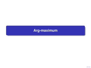 35/50
Arg-maximum
 