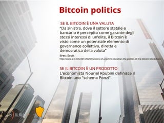 Bitcoin and the Real World