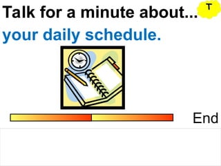Talk for a minute - habla en un minuto de diferentes temas | PPT