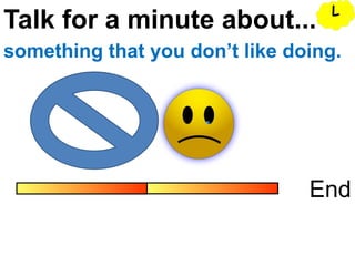 TALK FOR A MINUTE - SPEAKING ACTIVITY INTERMEDIATE LEVEL | PPTX