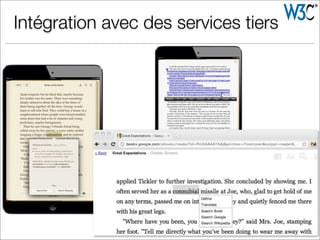 Intégration avec des services tiers
 