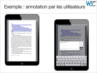 Exemple : annotation par les utilisateurs
 