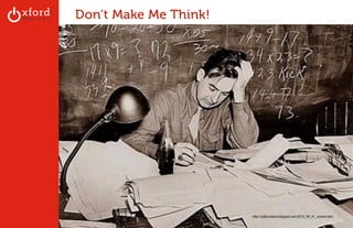 Don’t Make Me Think! 
GA: Content Sites l August 2014 
http://cailincreature.blogspot.com/2010_06_01_archive.html 
 