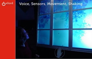 Voice, Sensors, Movement, Shaking… 
GA: Content Sites l August 2014 
 