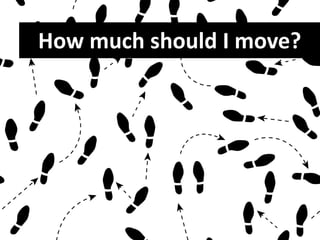 How much should I move?
 