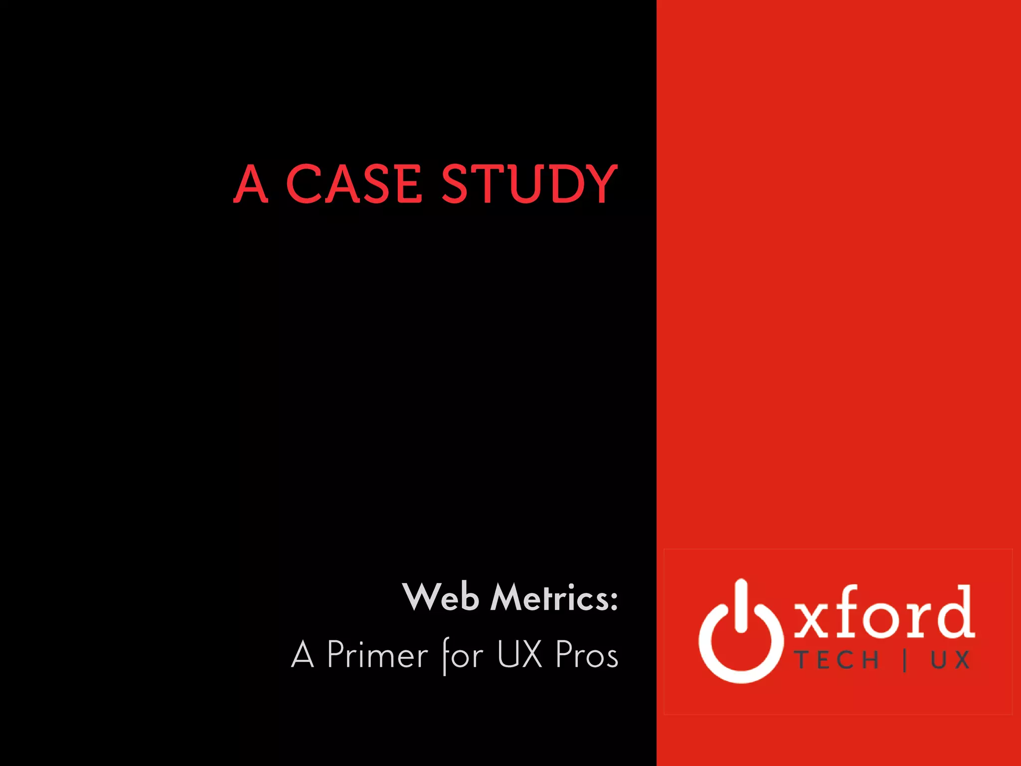 UX Awards 
Premier awards for exceptional digital experience, now in its 4th year 
OxfordTech.us | GA: Web Metrics l August 2014 
UXAWARDS.ORG 
 