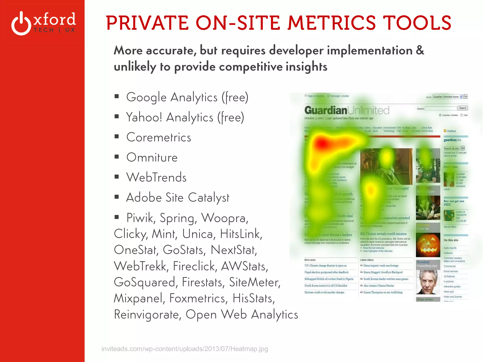 Demographics- Education (computed ave) 
OxfordTech.us | GA: Web Metrics l August 2014 
 