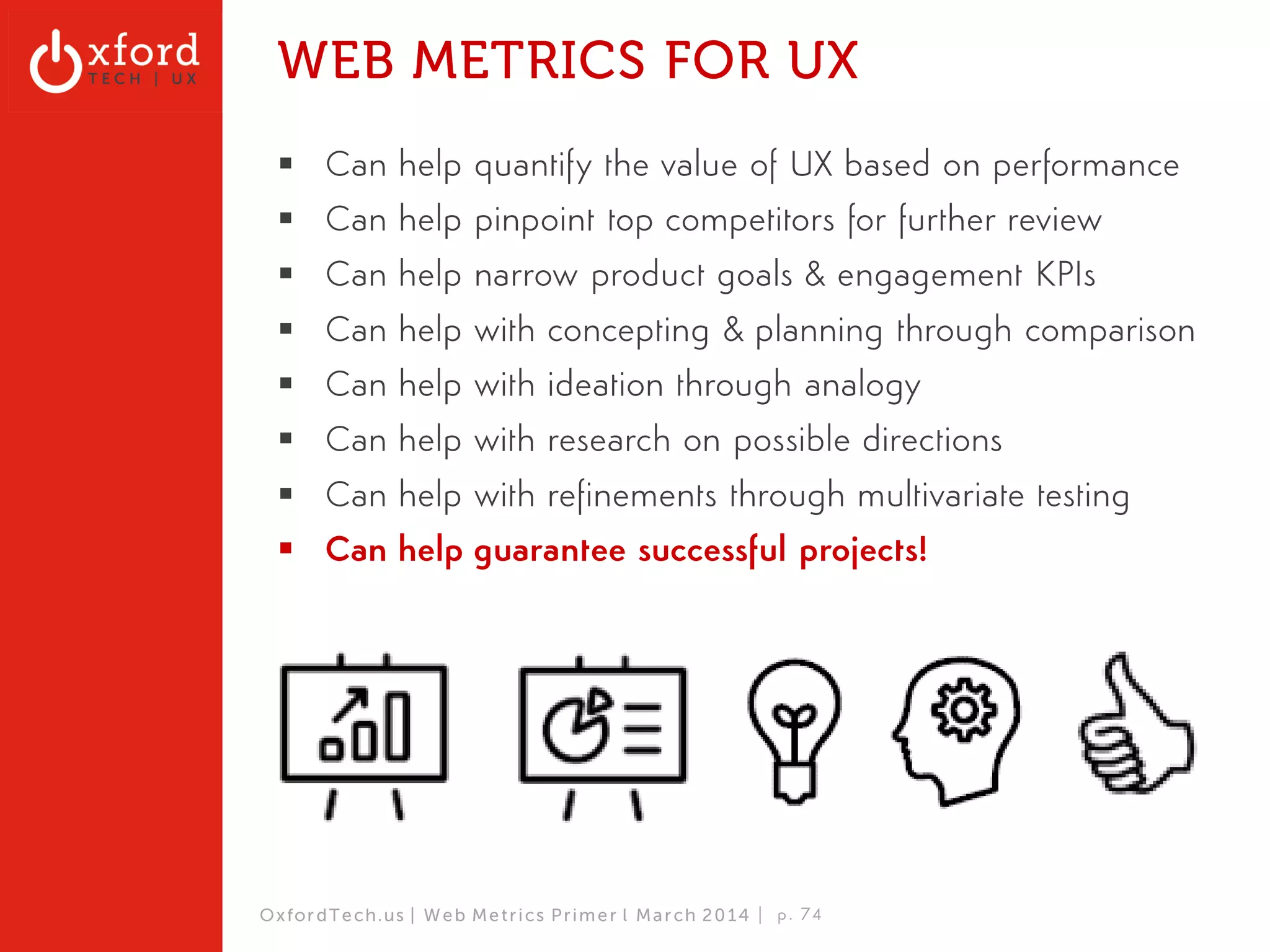 Finding Meaning….but Caution! 
OxfordTech.us | GA: Web Metrics l August 2014 
 