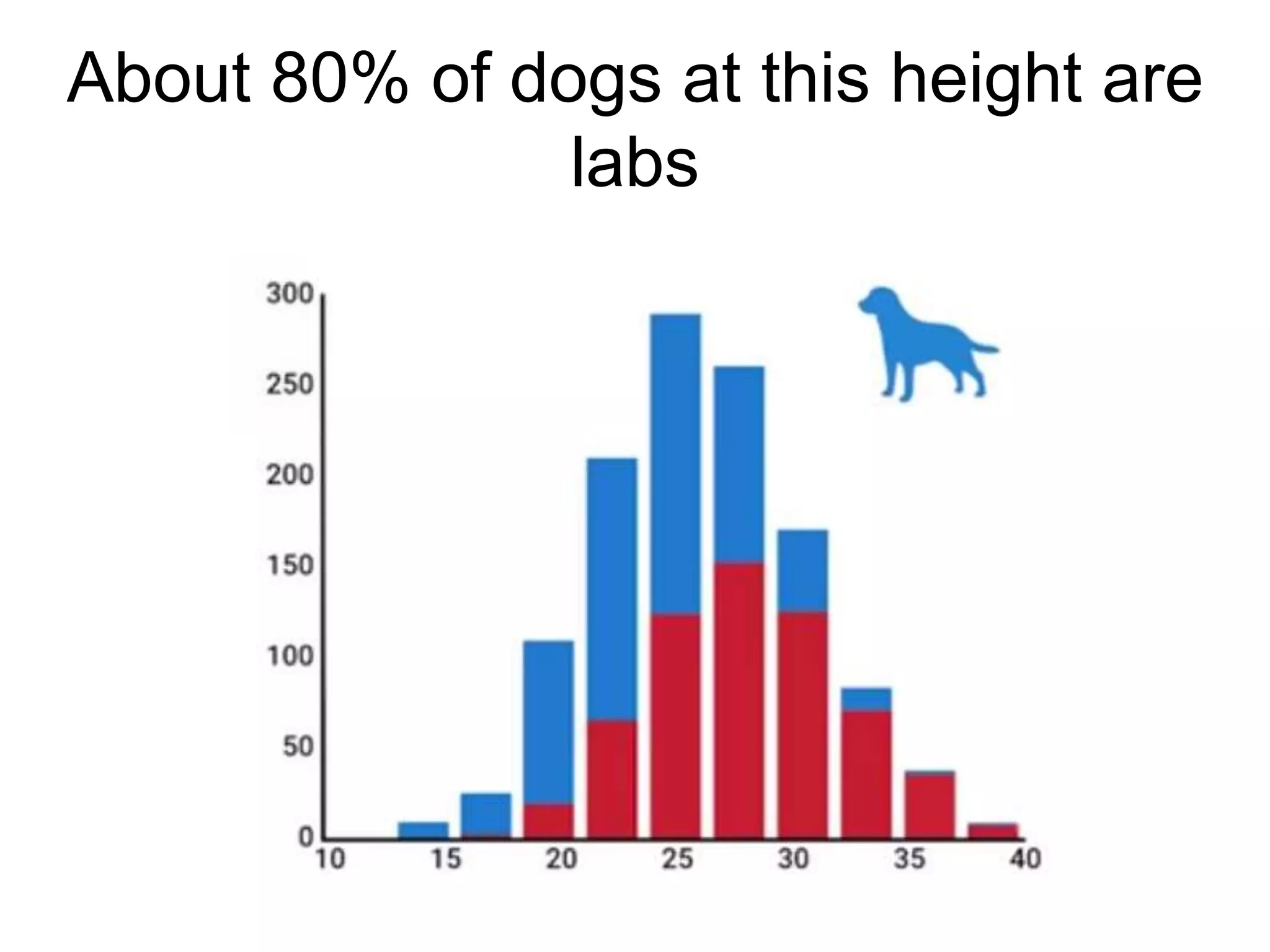 About 80% of dogs at this height are
labs
 