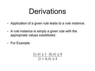 Introduction to Operational Semantics | PPTX