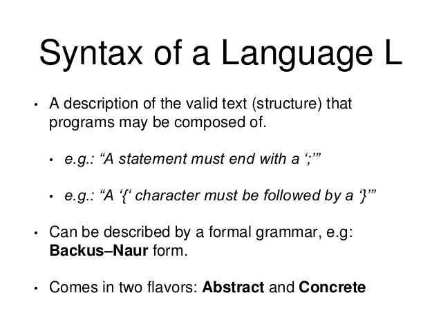 Introduction to Operational Semantics