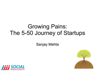 Growing Pains: The 5-50 Journey of Startups Sanjay Mehta 