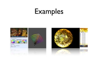 Examples
 