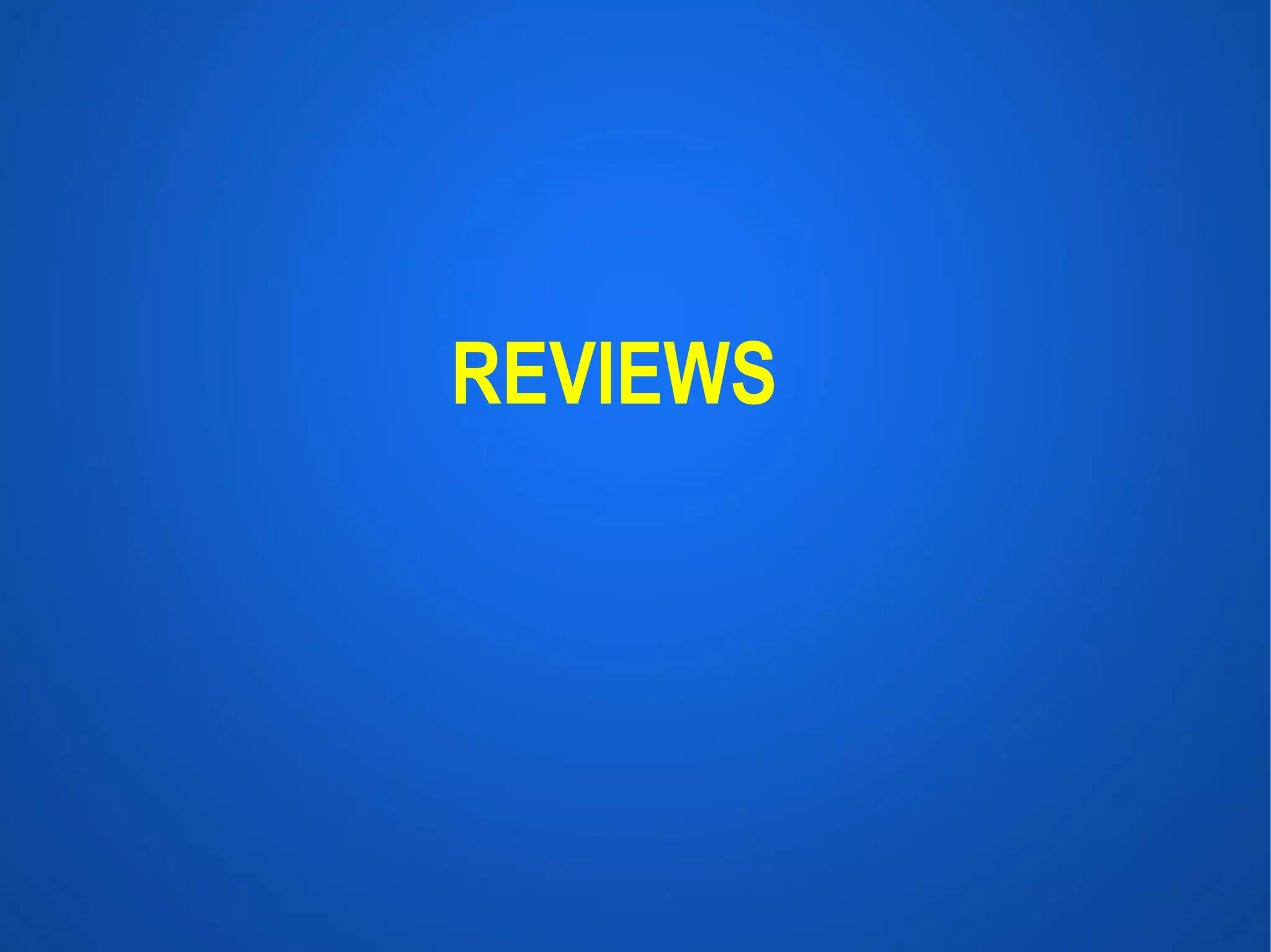 REVIEWS 