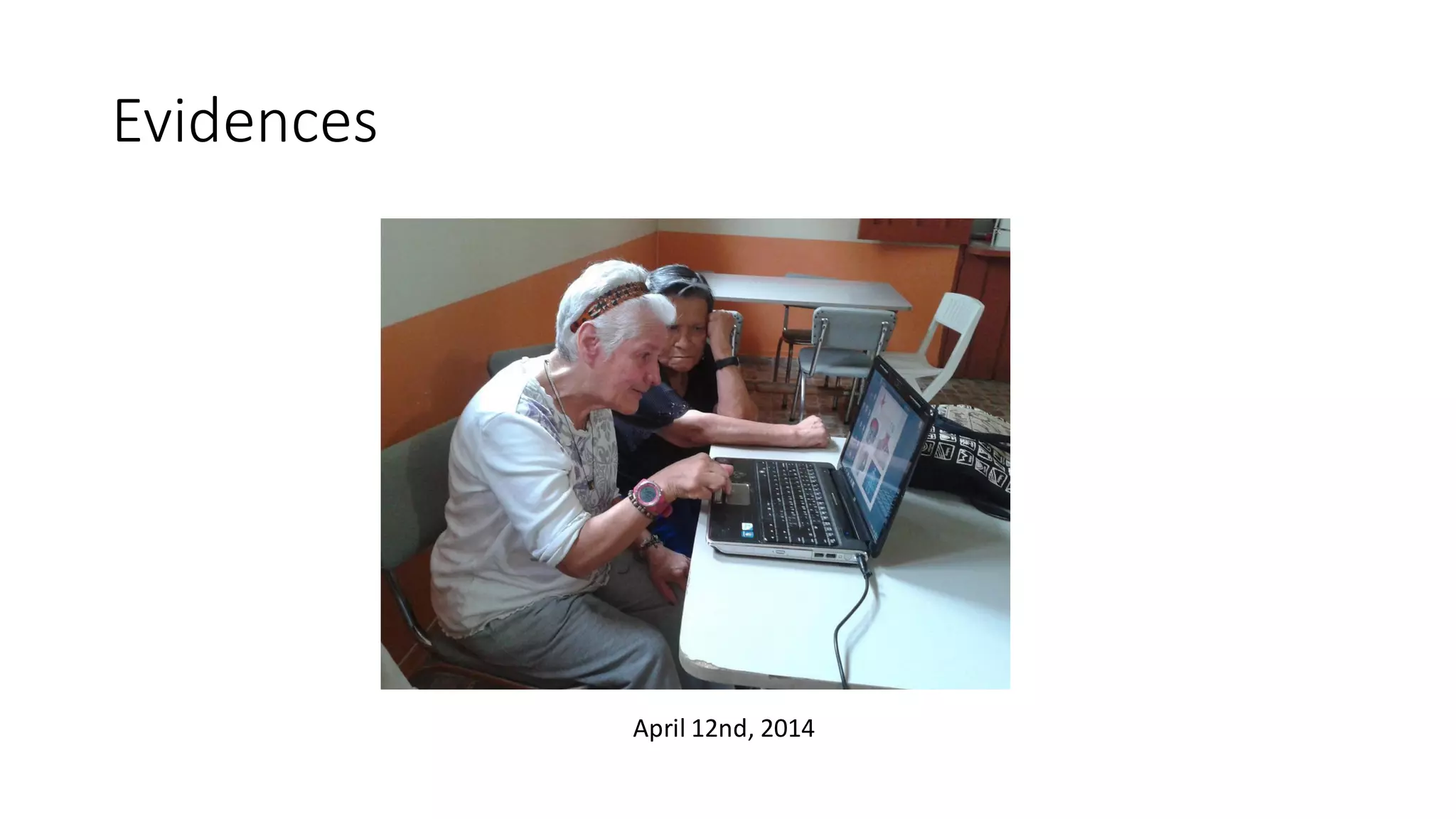 Evidences 
April12nd, 2014  