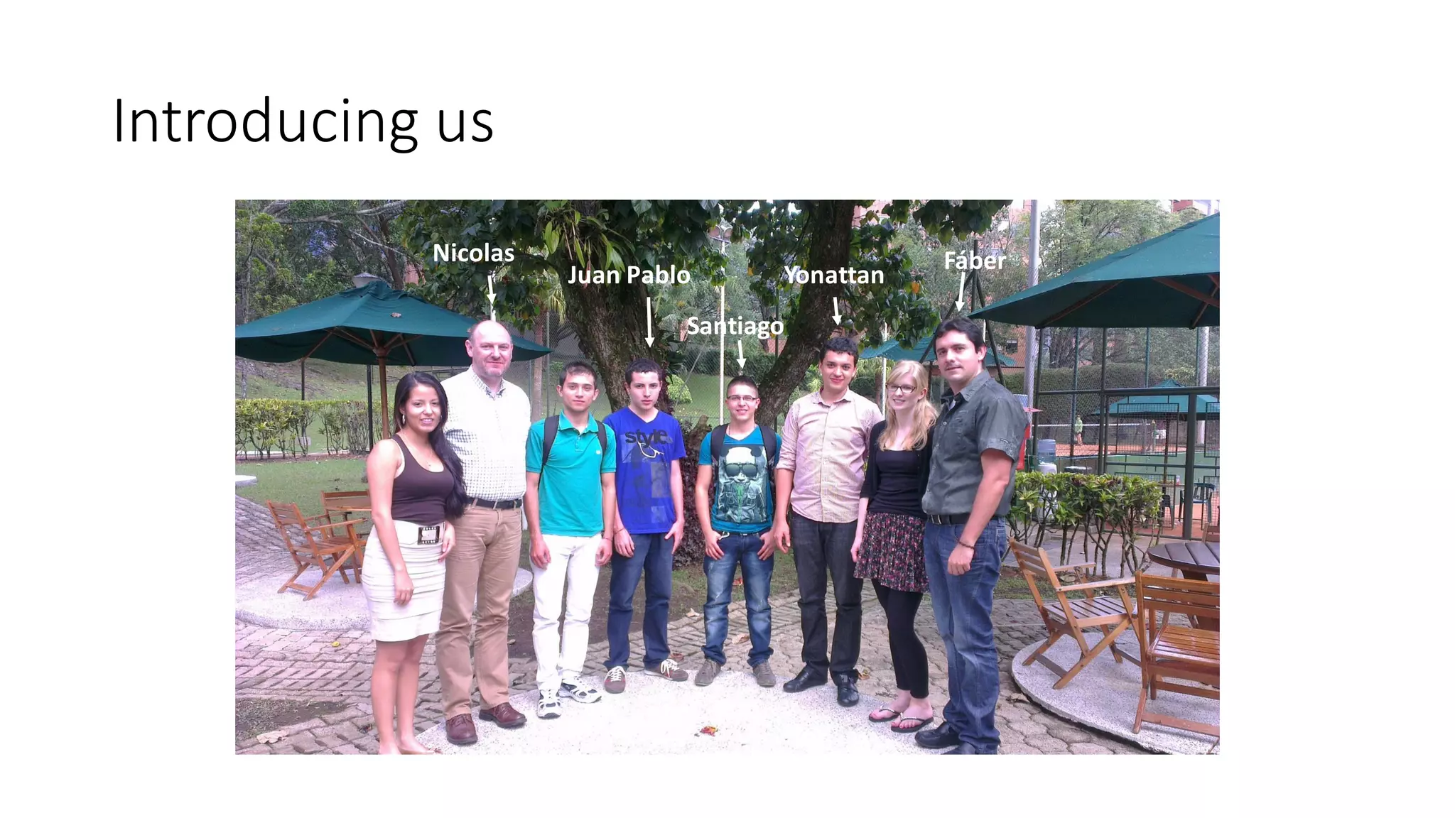 Introducingus 
Nicolas 
Juan Pablo 
Santiago 
Yonattan 
Fáber  