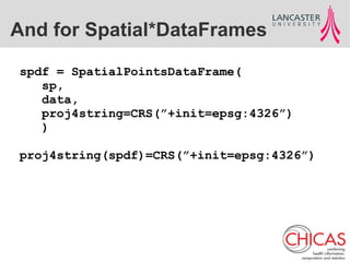 Geospatial Data in R | ODP