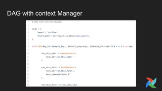 DAG with context Manager
 