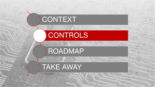 https://www.elysiumsecurity.com
CONTEXT
CONTROLS
ROADMAP
TAKE AWAY
9
PUBLIC
 