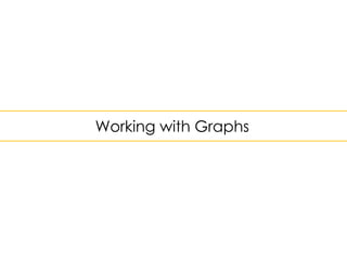 Working with Graphs
 