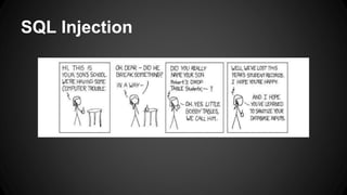 SQL Injection
 