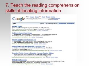 8. Teach critical evaluation