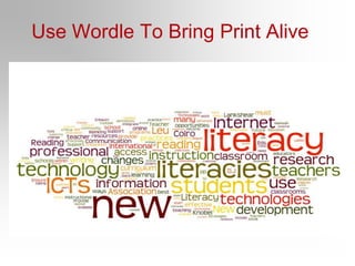 Use Wordle To Bring Print Alive