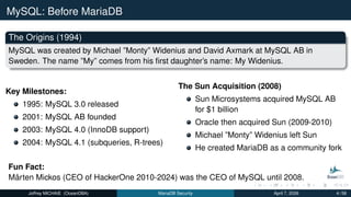 Comprehensive Security Strategies for MariaDB Database Systems | PDF