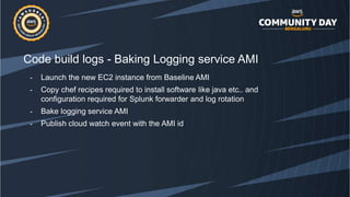 Code build logs - Baking Logging service AMI
 