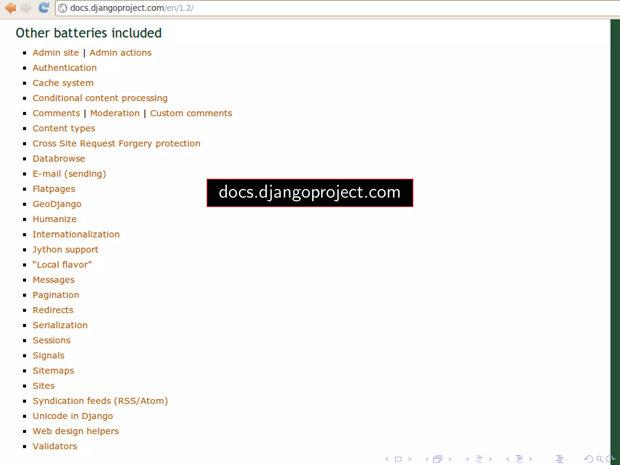 docs.djangoproject.com
 