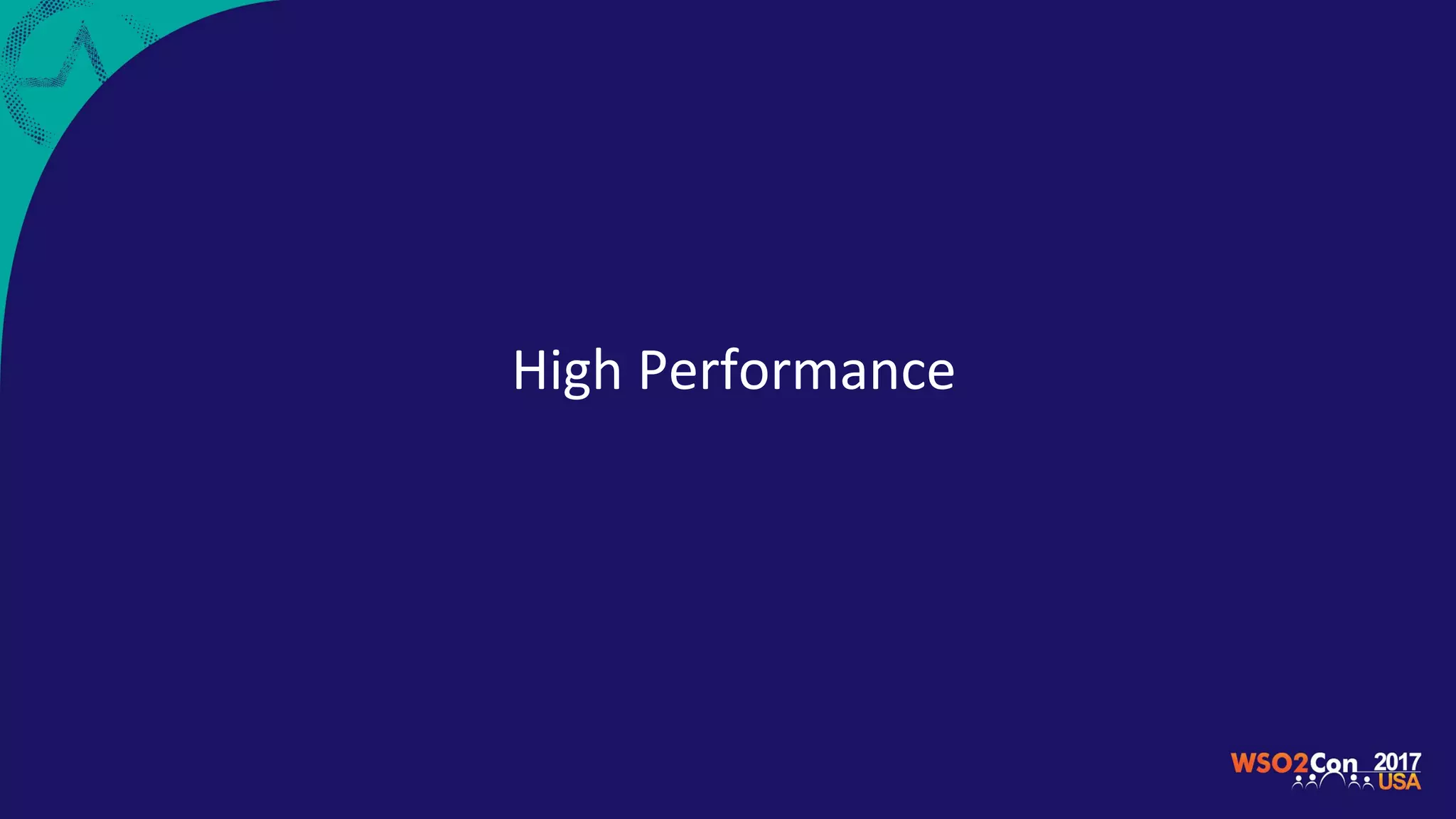 High Performance