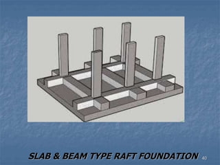 SLAB & BEAM TYPE RAFT FOUNDATION 40
 