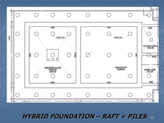 HYBRID FOUNDATION – RAFT + PILES 52
 
