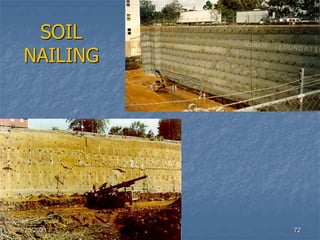 SOIL
NAILING
3/25/2021 72
 