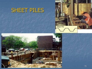 SHEET PILES
75
 