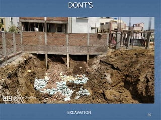 DONT’S
EXCAVATION 80
 