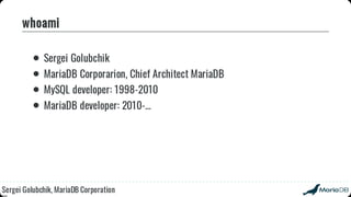 Beyond the basics: advanced SQL with MariaDB
