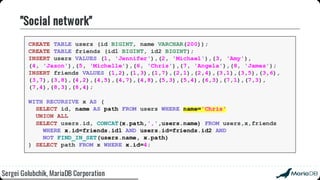 Beyond the basics: advanced SQL with MariaDB