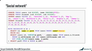 Beyond the basics: advanced SQL with MariaDB