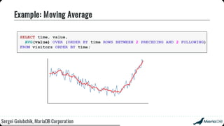 Beyond the basics: advanced SQL with MariaDB