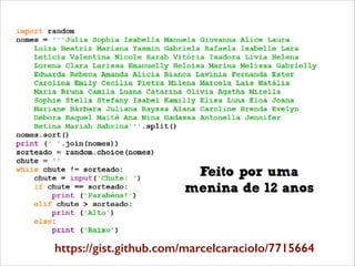 https://gist.github.com/marcelcaraciolo/7715664

 