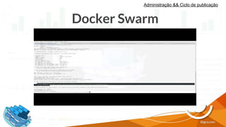 Docker Swarm
Administração && Ciclo de publicação
 