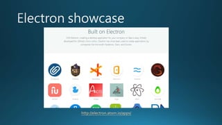 http://electron.atom.io/apps/
 