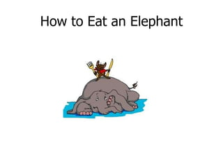 How to Eat an Elephant 