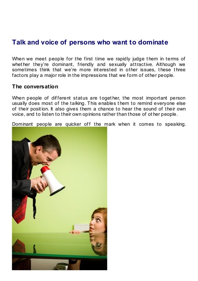 Person dominante Dominant Eye: