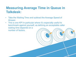 Talkdesk Call Center KPI & Benchmarking Report | PPTX