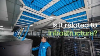 Is it related to
infrastructure?
5
 