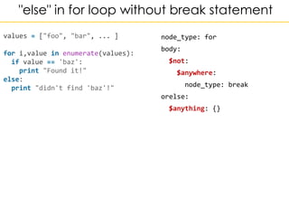 Learning from other's mistakes: Data-driven code analysis | PPT